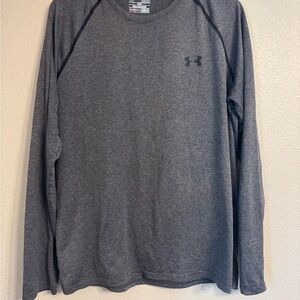 Under Armour Men's Charcoal Long Sleeve Tee